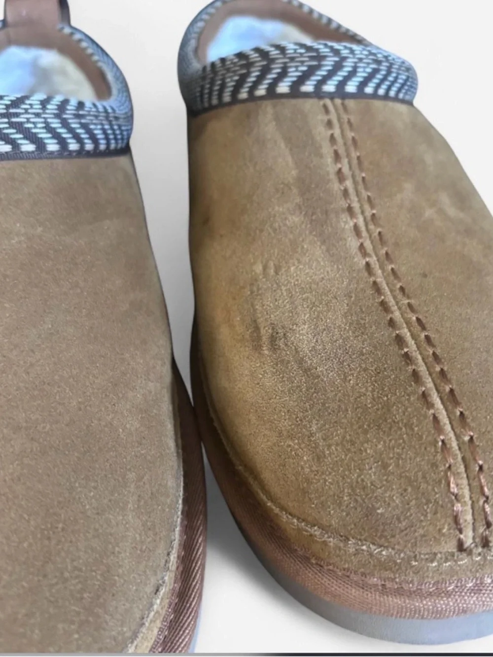 Koolaburra Brown Suede Slip-On Loafers - Picture 3 of 6
